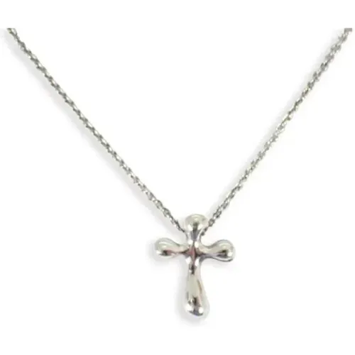 Pre-owned Jewellery, female, , Size: ONE SIZE Pre-owned Silver necklaces - Tiffany & Co. Pre-owned - Modalova