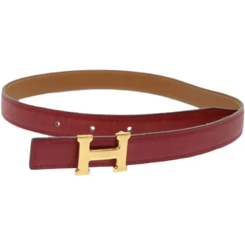 Pre-owned Belts, female, , Size: ONE SIZE Pre-owned Leather belts - Hermès Vintage - Modalova