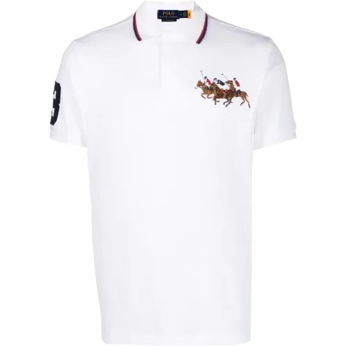 Polo Shirts , Herren, Größe: L - Polo Ralph Lauren - Modalova