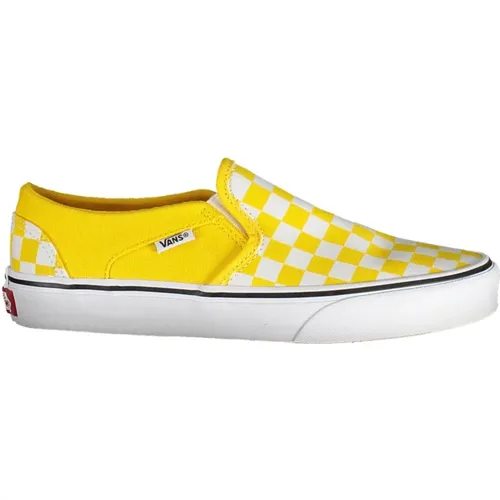 Gelbe sportliche Slip-On Sneakers mit Logo - Vans - Modalova