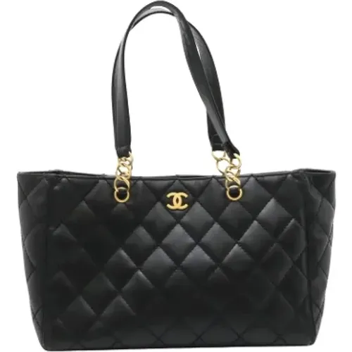 Pre-owned Tote Bags, female, , Size: ONE SIZE Pre-owned Leather chanel-bags - Chanel Vintage - Modalova