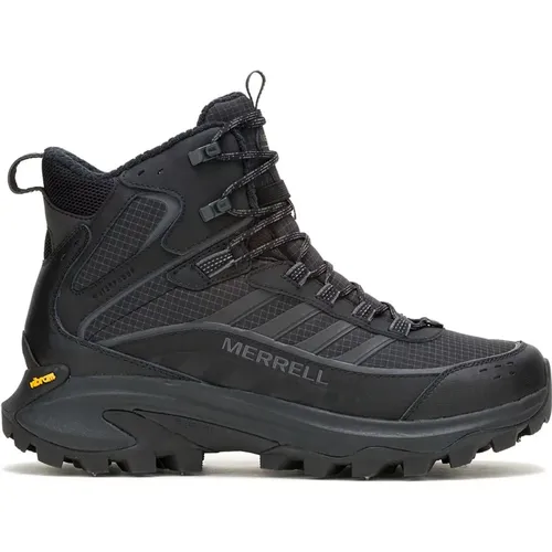 Trekking Boots, male, , Size: 11 1/2 US Waterproof Mid Hiking Boot Triple Black - Merrell - Modalova