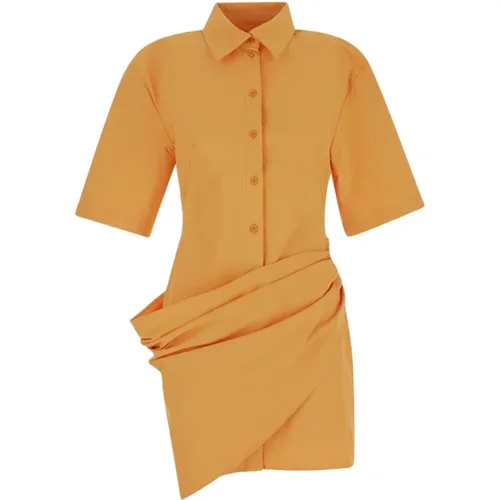 Mini Kleid im Camisa-Stil , Damen, Größe: S - Jacquemus - Modalova