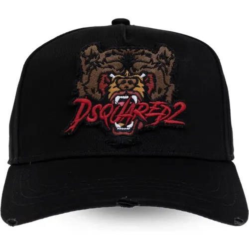 Caps, male, , Size: ONE SIZE Baseball Cap - Dsquared2 - Modalova