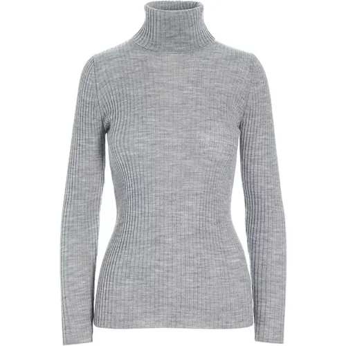 Grau Melange Woll Rollkragen Pullover , Damen, Größe: 2XL - Bitte Kai Rand - Modalova