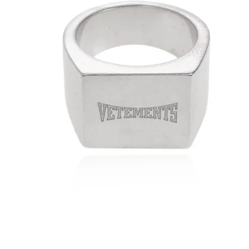 Rings, unisex, , Size: XL Ring with logo - Vetements - Modalova