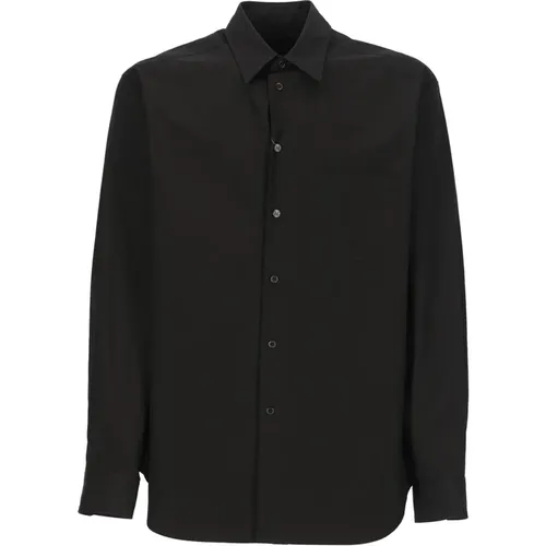 Cotton Shirt with Collar , male, Sizes: M - Yohji Yamamoto - Modalova