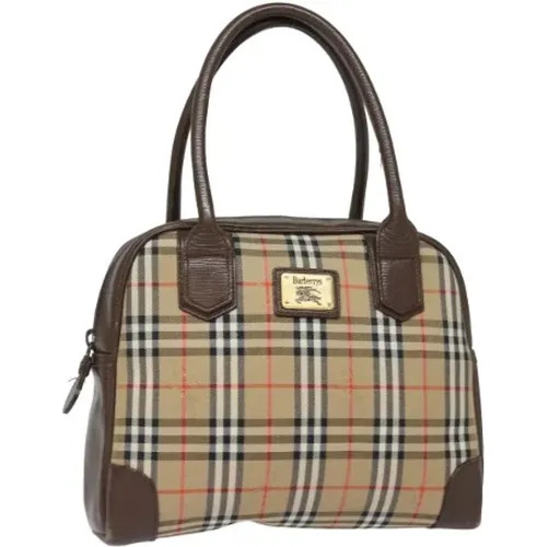 Pre-owned Canvas handbags , female, Sizes: ONE SIZE - Burberry Vintage - Modalova