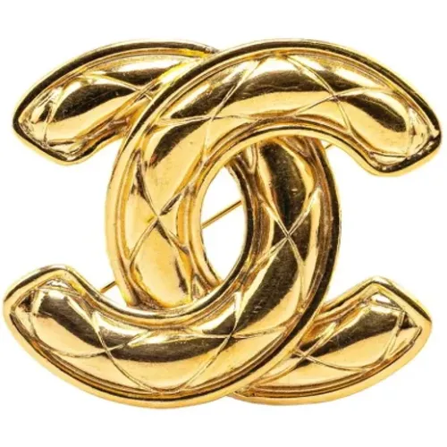 Pre-owned Jewellery, female, , Size: ONE SIZE Pre-owned Metal brooches - Chanel Vintage - Modalova