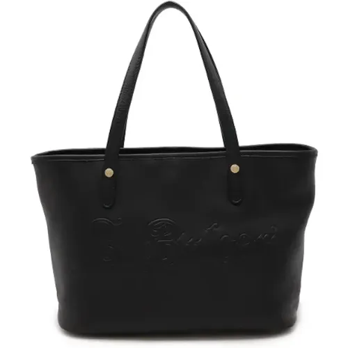 Pre-owned Tote Bags, female, , Size: ONE SIZE Pre-owned Leather totes - Bvlgari Vintage - Modalova