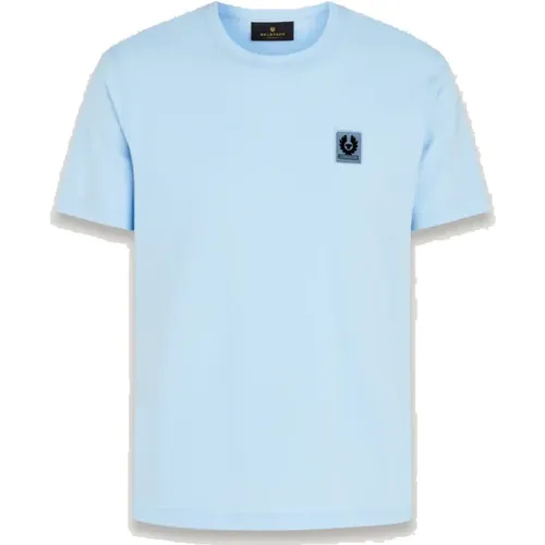 Phoenix Logo T-Shirt Himmelblau , Herren, Größe: S - Belstaff - Modalova