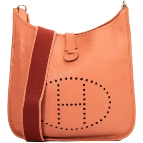 Pre-owned Cross Body Bags, female, , Size: ONE SIZE Pre-owned Leather shoulder-bags - Hermès Vintage - Modalova