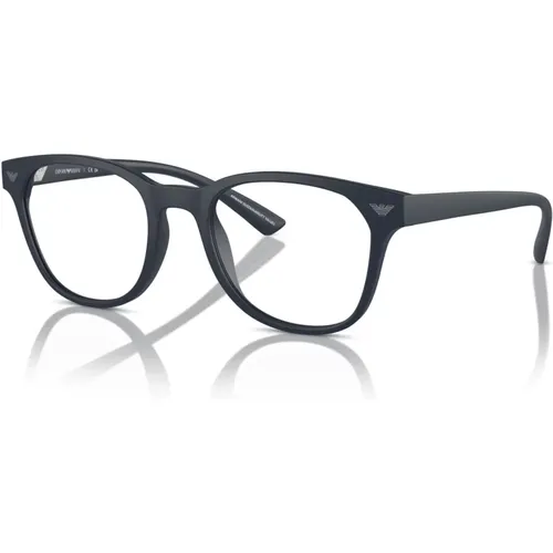 Matte Eyewear Frames , unisex, Größe: 50 MM - Emporio Armani - Modalova