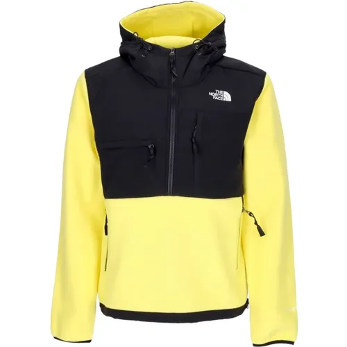 Gelber Fleece Anorak Jacke , Herren, Größe: S - The North Face - Modalova