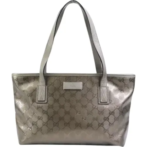 Pre-owned Tote Bags, female, , Size: ONE SIZE Pre-owned Canvas gucci-bags - Gucci Vintage - Modalova