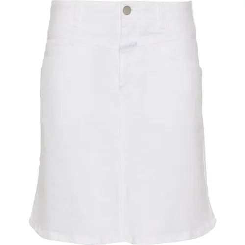 Denim Skirt , female, Sizes: W25, W26 - closed - Modalova