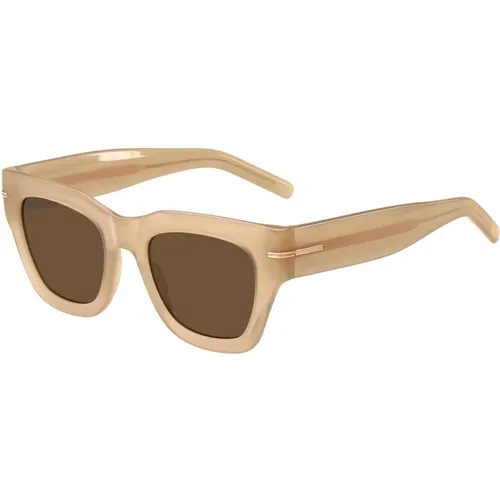Brown Sunglasses , female, Sizes: 51 MM - Hugo Boss - Modalova