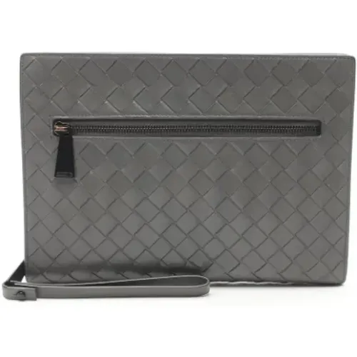 Pre-owned Clutches, female, , Size: ONE SIZE Pre-owned Leather clutches - Bottega Veneta Vintage - Modalova