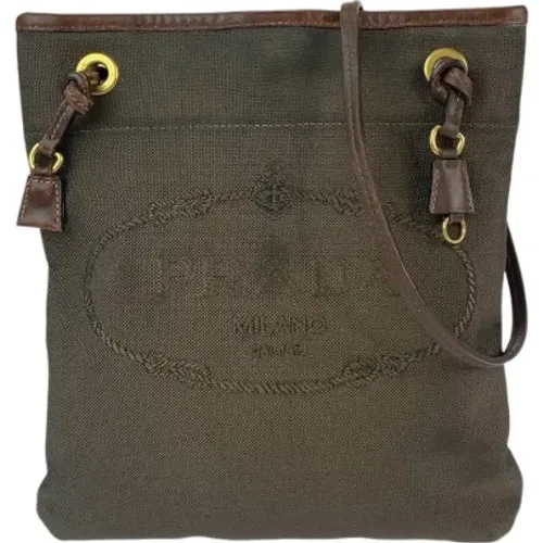 Pre-owned Canvas crossbody-bags , female, Sizes: ONE SIZE - Prada Vintage - Modalova