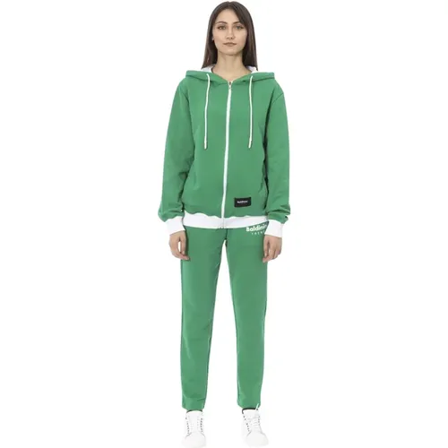 Training Sets, female, , Size: S Colorblock Hooded Track Suit - Baldinini - Modalova