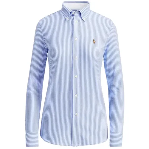 Gestreiftes Oxford-Strick-Heidi-Shirt , Damen, Größe: M - Polo Ralph Lauren - Modalova