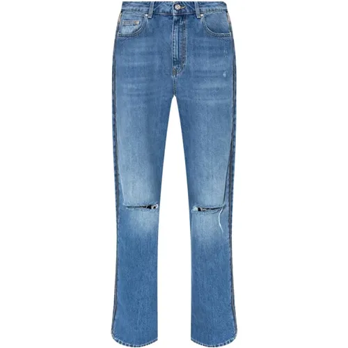 Jeans with zip details , female, Sizes: W27, W28 - Stella Mccartney - Modalova