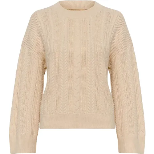 Florcitapw Pu Knit Sweater , female, Sizes: L, XS, S, XL, M - Part Two - Modalova