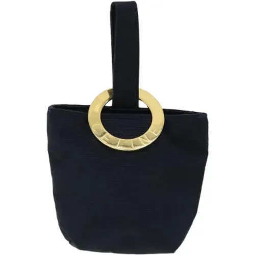 Pre-owned Shoulder Bags, female, , Size: ONE SIZE Pre-owned Canvas celine-bags - Celine Vintage - Modalova