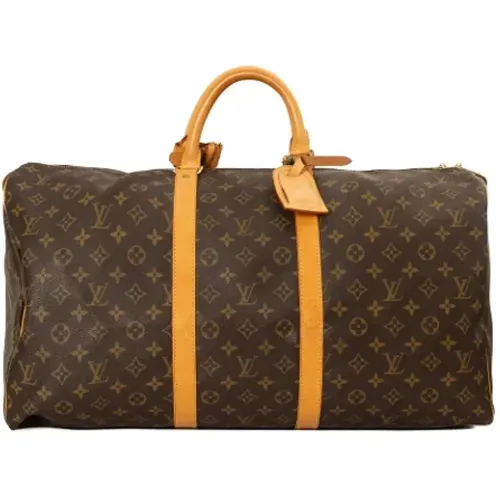 Pre-owned Weekend Bags, female, , Size: ONE SIZE Pre-owned Canvas louis-vuitton-bags - Louis Vuitton Vintage - Modalova