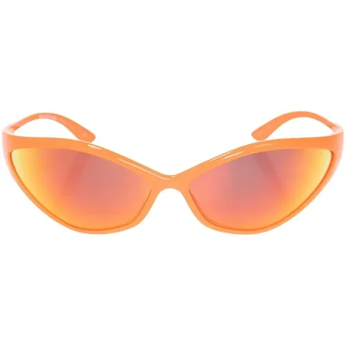 ‘90er Oval’ Sonnenbrille , unisex, Größe: ONE Size - Balenciaga - Modalova