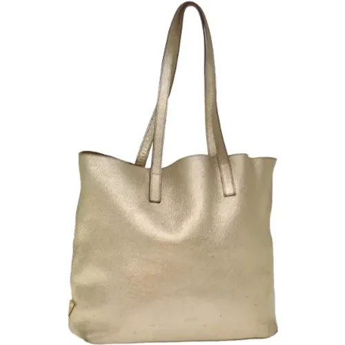 Pre-owned Tote Bags, female, , Size: ONE SIZE Pre-owned Leather totes - Prada Vintage - Modalova