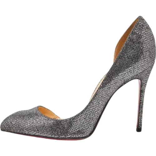 Pre-owned Pumps, female, , Size: 7 US Pre-owned Fabric heels - Christian Louboutin Pre-owned - Modalova