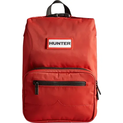 Compact Urban Backpack , unisex, Sizes: ONE SIZE - Hunter - Modalova