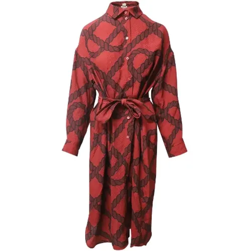 Silk dresses , female, Sizes: L - Hermès - Modalova