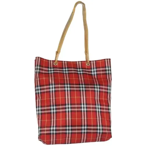 Pre-owned Tote Bags, female, , Size: ONE SIZE Pre-owned Canvas totes - Burberry Vintage - Modalova