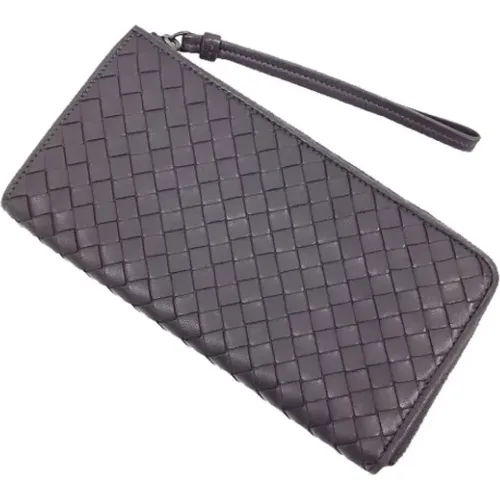 Pre-owned Leather wallets , female, Sizes: ONE SIZE - Bottega Veneta Vintage - Modalova