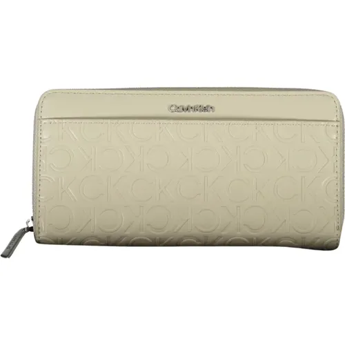 Womens Wallet with Rfid Blocking Zipper , female, Sizes: ONE SIZE - Calvin Klein - Modalova