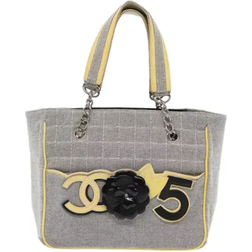 Pre-owned Tote Bags, female, , Size: ONE SIZE Pre-owned Canvas chanel-bags - Chanel Vintage - Modalova