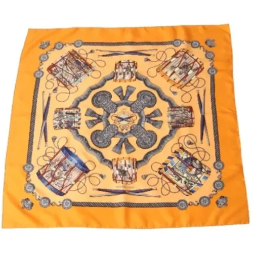 Pre-owned Scarves, female, , Size: ONE SIZE Pre-owned Silk scarves - Hermès Vintage - Modalova