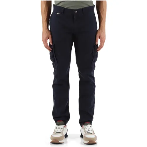 Cargo Stretch Cotton Pants , male, Sizes: M - aeronautica militare - Modalova