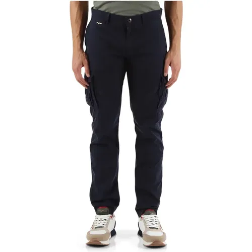 Cargo Stretch Cotton Pants , male, Sizes: XL, L, M - aeronautica militare - Modalova