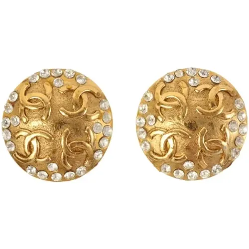 Pre-owned Fabric earrings , female, Sizes: ONE SIZE - Chanel Vintage - Modalova