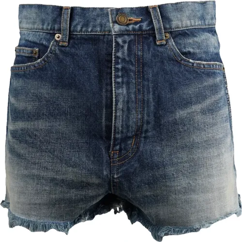 Short Jeans , female, Sizes: W28 - Saint Laurent - Modalova