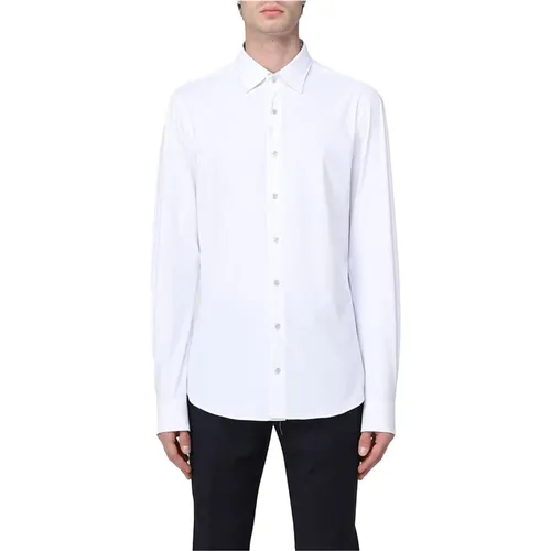 Formal Shirts, male, , Size: 4XL Slim Performance Stretch Shirt - Michael Kors - Modalova