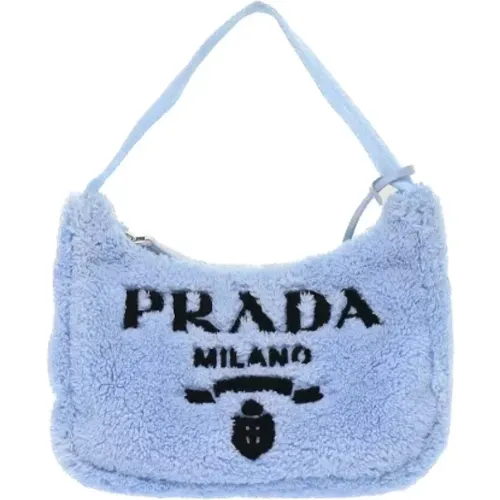 Gebrauchte Blaue Pelz Prada Re-edition Tasche - Prada Vintage - Modalova