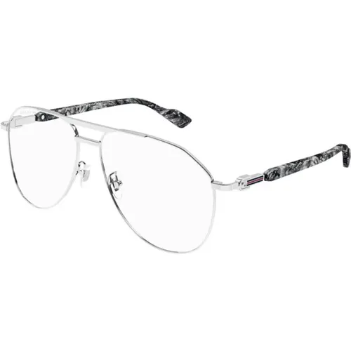 Silver Transparent Sunglasses Gg1220S 006 , unisex, Sizes: 59 MM - Gucci - Modalova