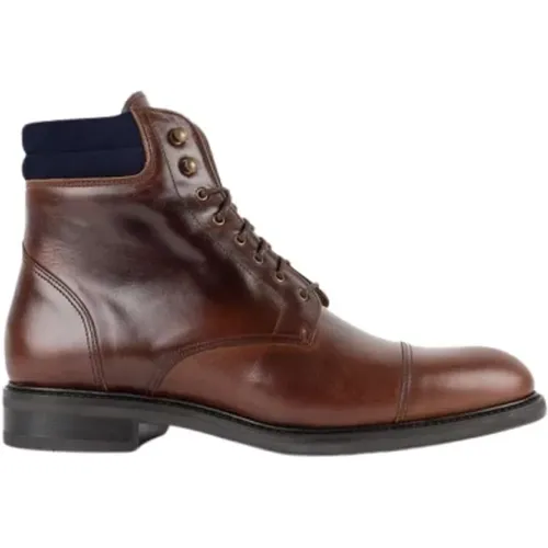 Gilford leather lace-up boots , male, Sizes: 10 UK, 11 UK, 6 UK - Bobbies Paris - Modalova