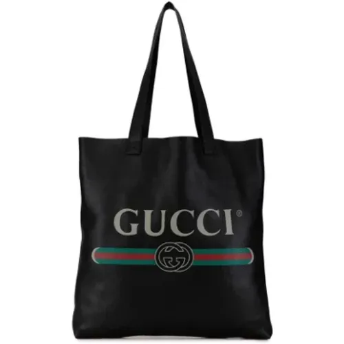 Pre-owned Tote Bags, female, , Size: ONE SIZE Pre-owned Leather gucci-bags - Gucci Vintage - Modalova