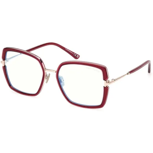 Glasses, female, , Size: 55 MM Ft5985B 075 Optical Frame - Tom Ford - Modalova