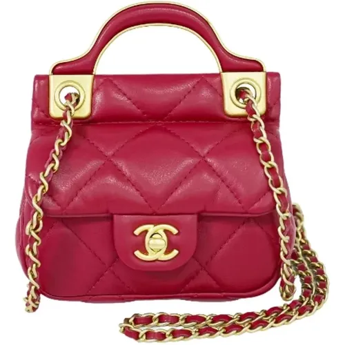 Pre-owned Cross Body Bags, female, , Size: ONE SIZE Pre-owned Leather crossbody-bags - Chanel Vintage - Modalova